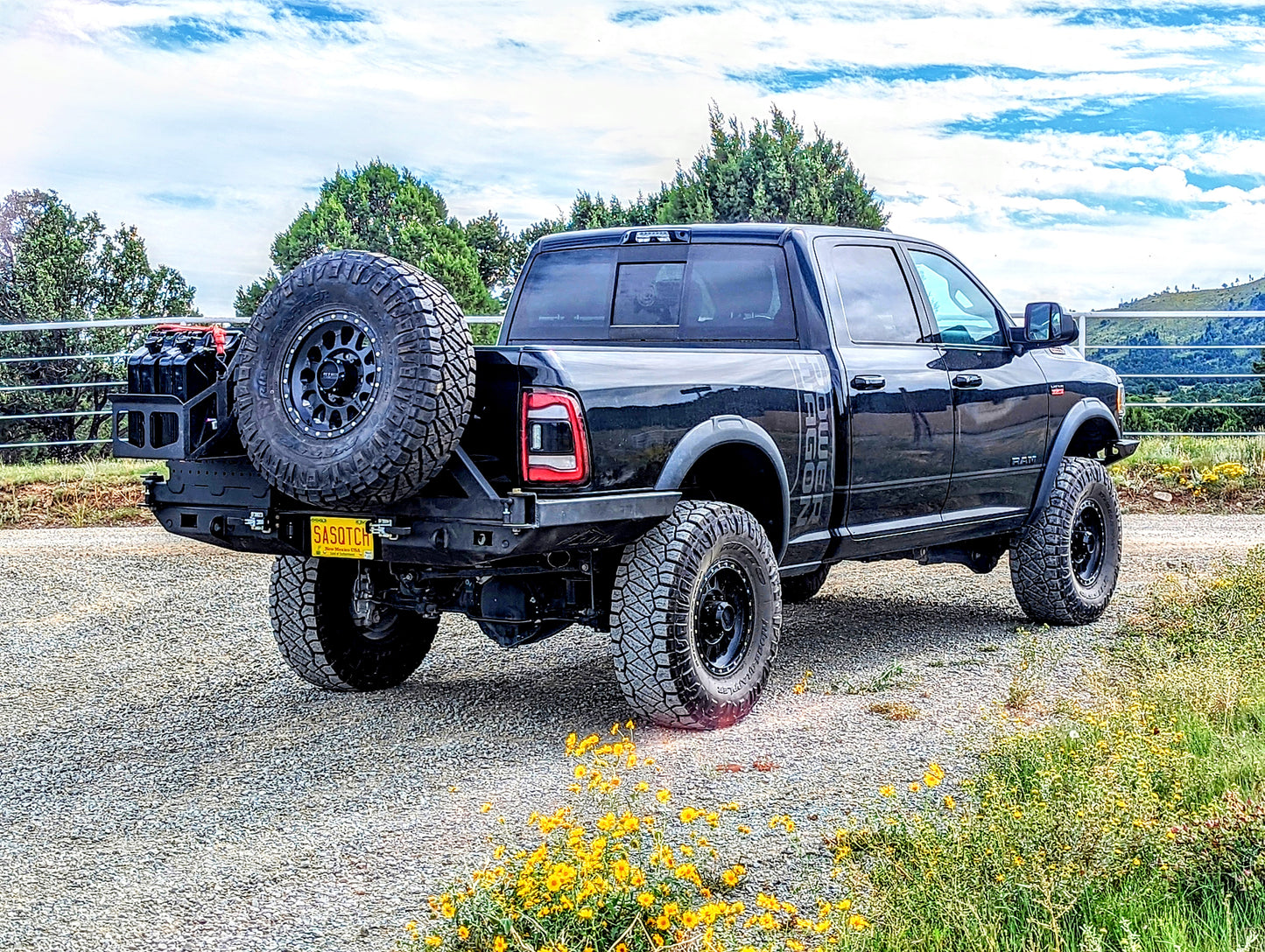 5th Gen Power Wagon High Clearance Rear Bumper